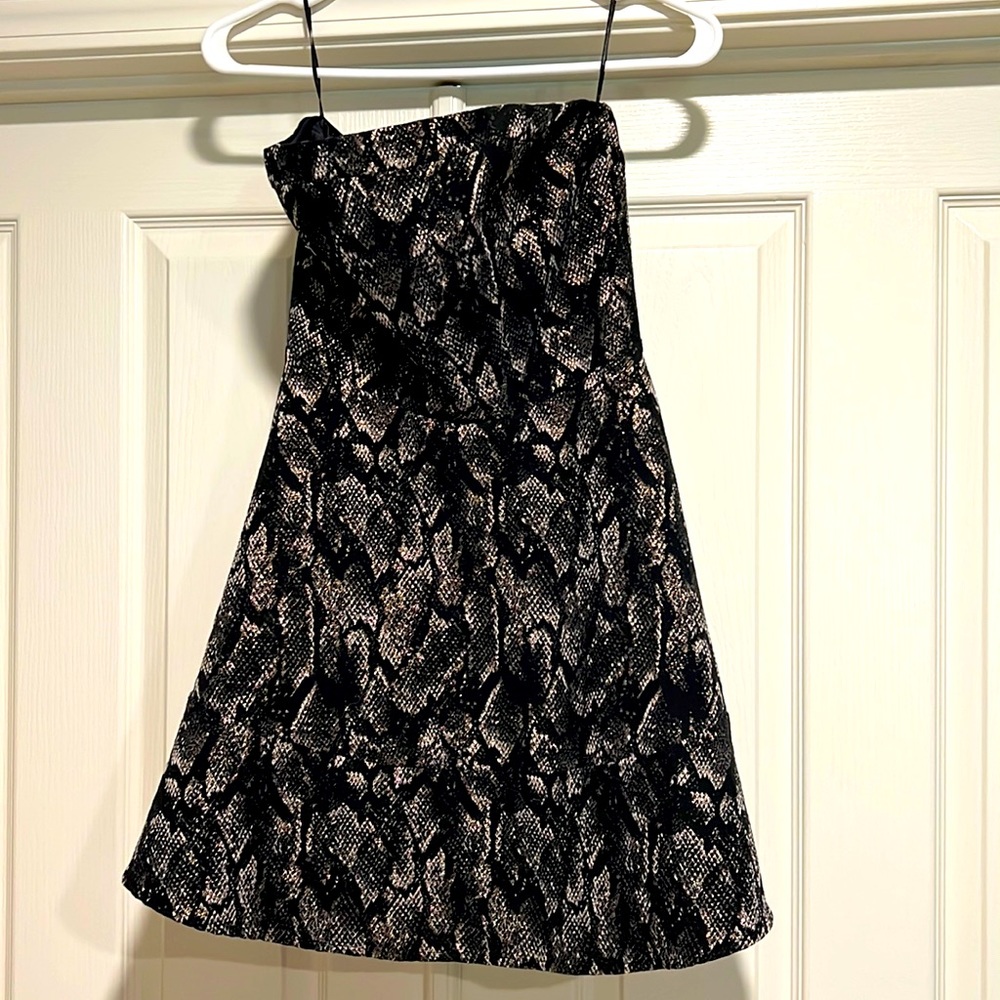 Express strapless dress